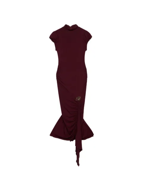 Blumarine Drapiertes Midikleid