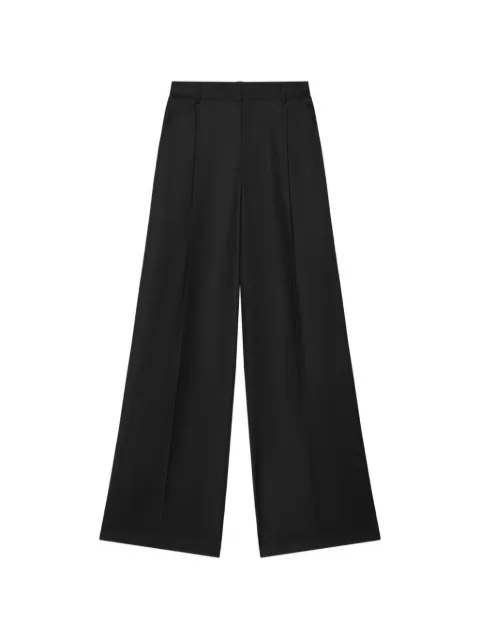 Blumarine pantalones palazzo con pliegues