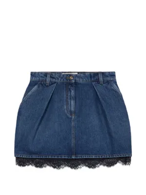 DOLCE & GABBANA デニムミニスカート 36 Dolce & Gabbana デニム ミニスカート | ブルー | FARFETCH JP