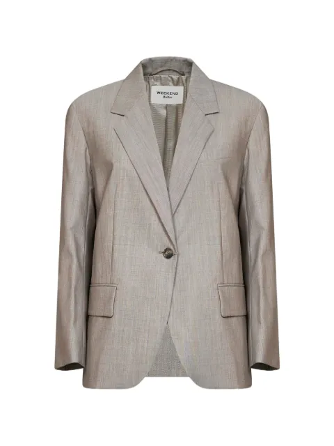 Weekend Max Mara single-breasted virgin wool blazer