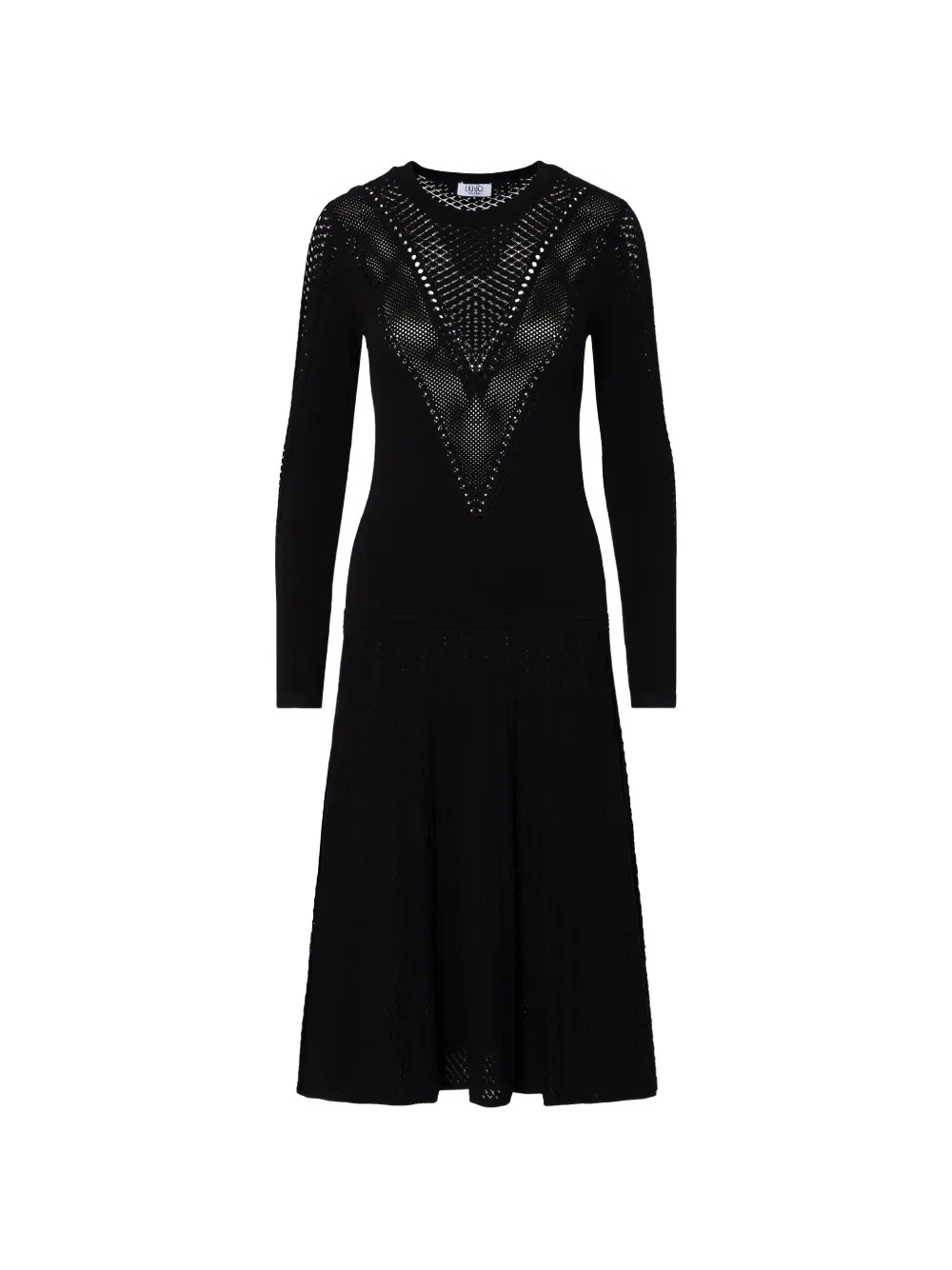 LIU JO knit midi dress - Nero