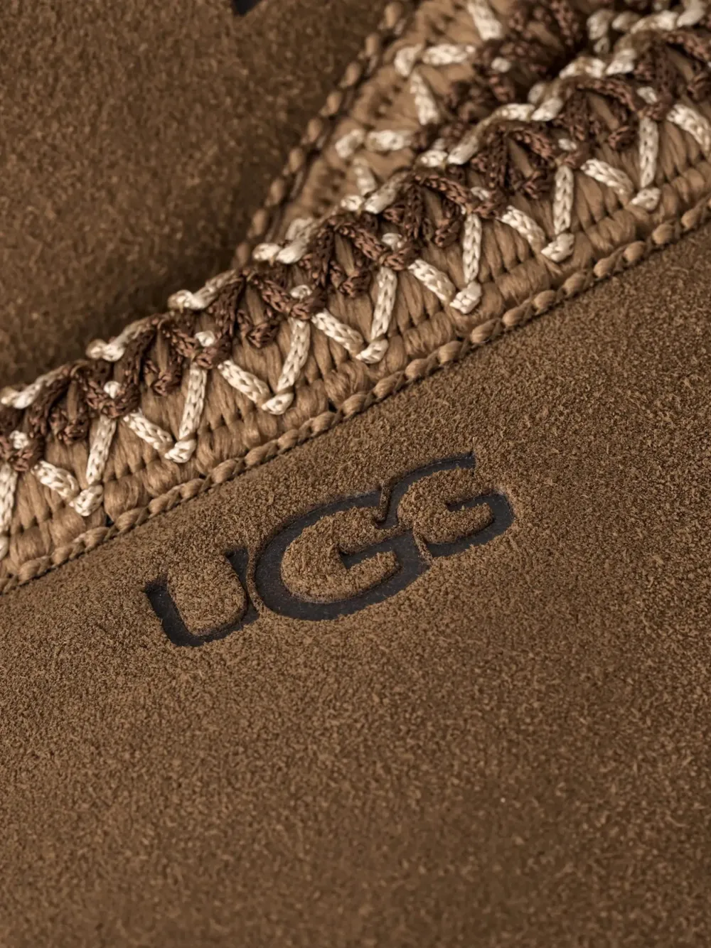 UGG Tasman embroidered slippers Bruin