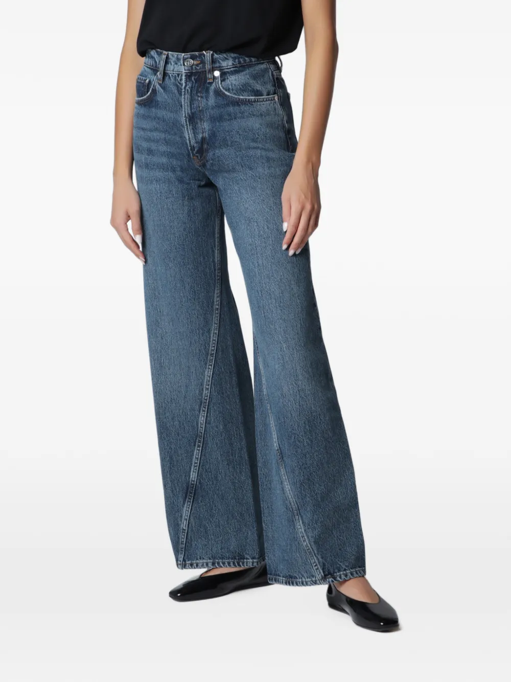 ANINE BING Brie jeans 33" - Blau