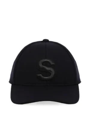 Sacai S embroidered-logo Cap | Green | FARFETCH