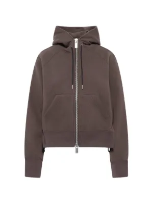 Sacai ジップアップ パーカー | ブラック | FARFETCH JP