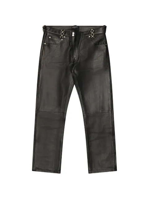 Enfants Riches Déprimés pantalon Moto Fly en cuir