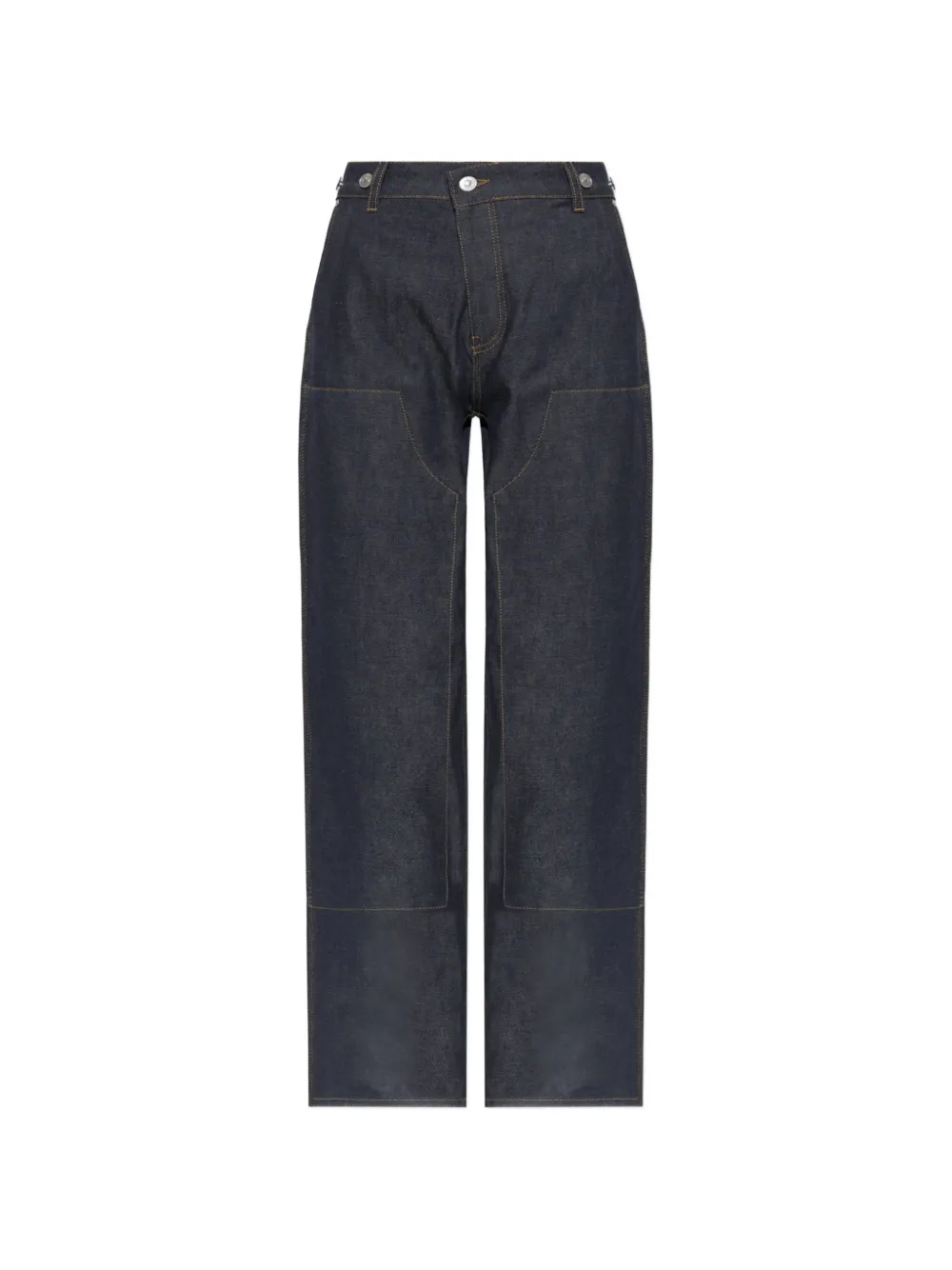 Victoria Beckham multi-pocket straight-leg jeans - Blu