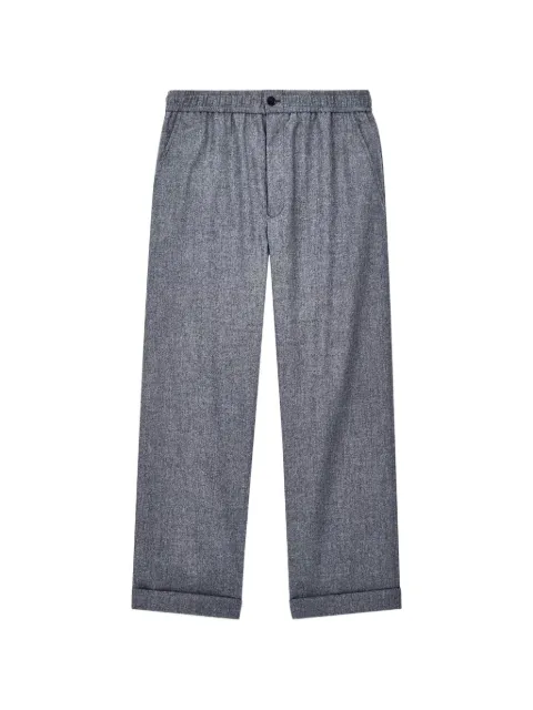 Giorgio Armani denim effect oversized trousers