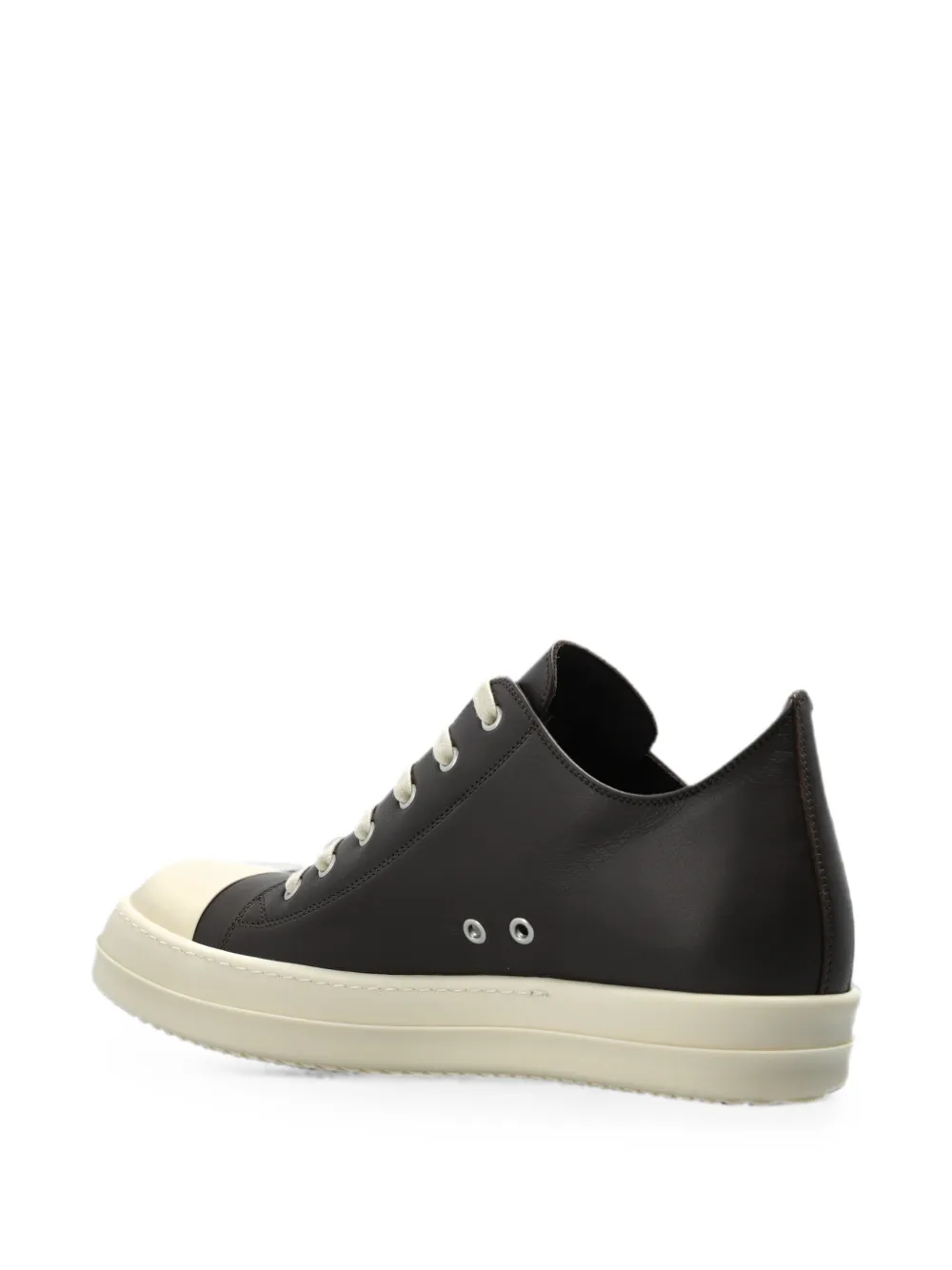 Rick Owens Low Sneaks leather sneakers Bruin
