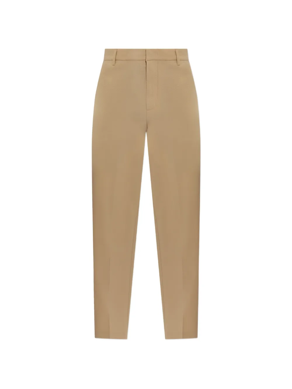 Emporio Armani creased-finish trousers - Toni neutri