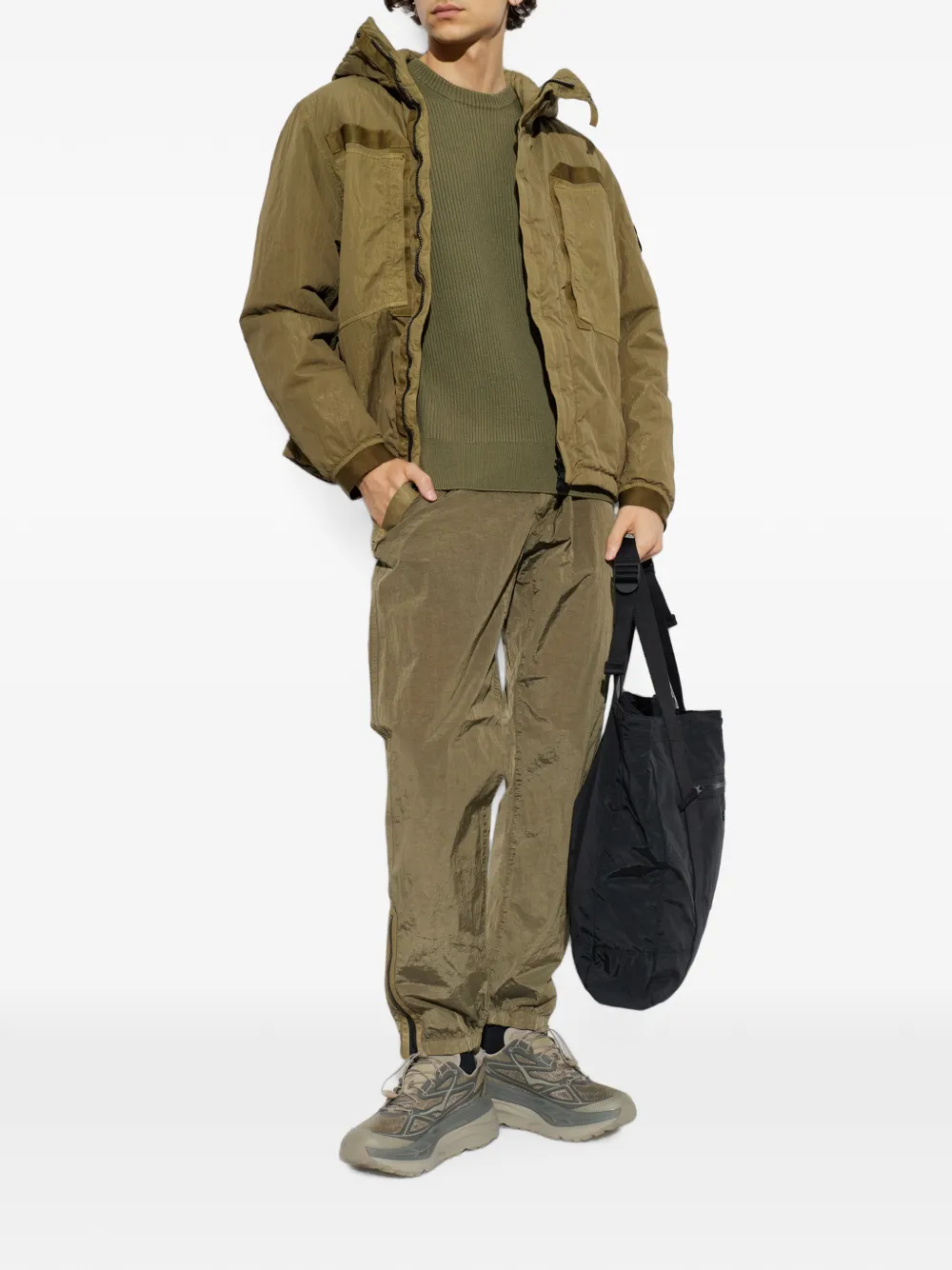 Stone Island 3100011 Nylon Metal trousers Groen