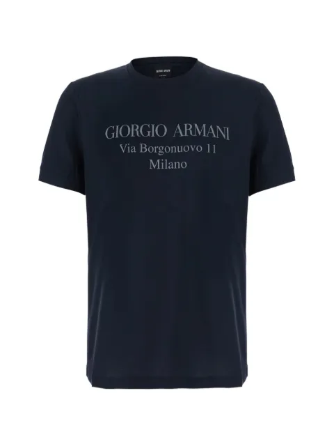Giorgio Armani logo-print T-shirt