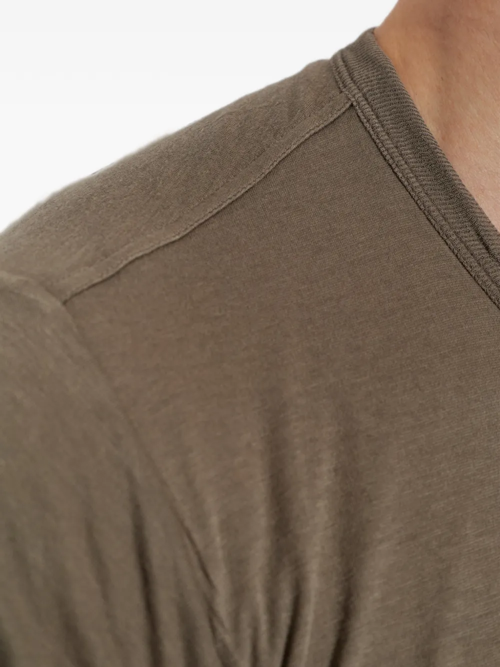 Rick Owens crew-neck T-shirt Beige
