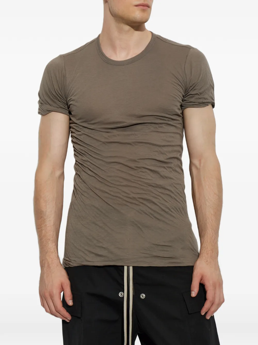 Rick Owens crew-neck T-shirt Beige