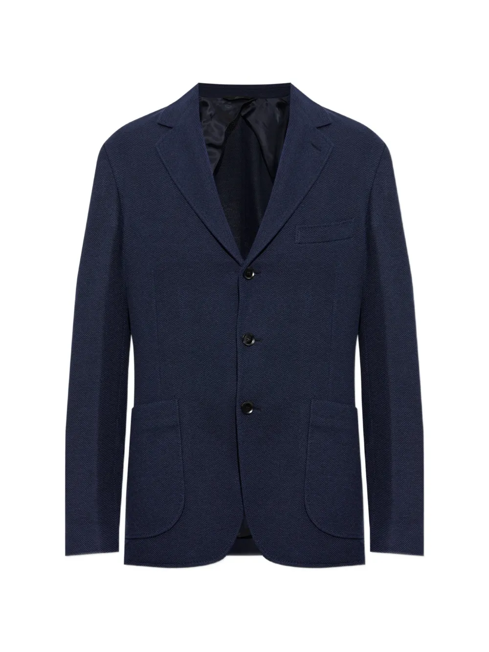 Brioni 梯形翻领单排扣西装夹克 | 蓝色 | Image 1