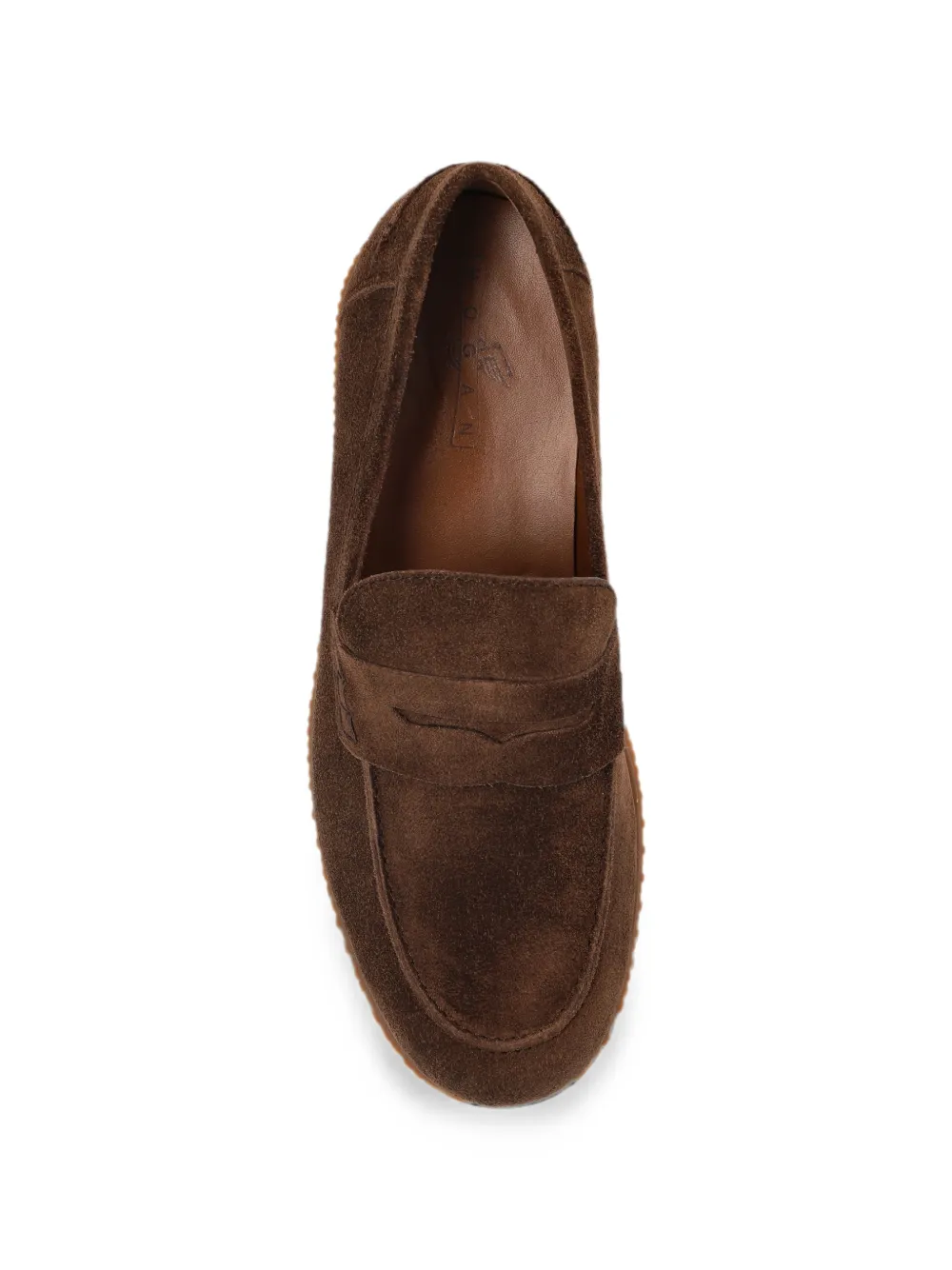 Hogan Traditional suede loafers Bruin