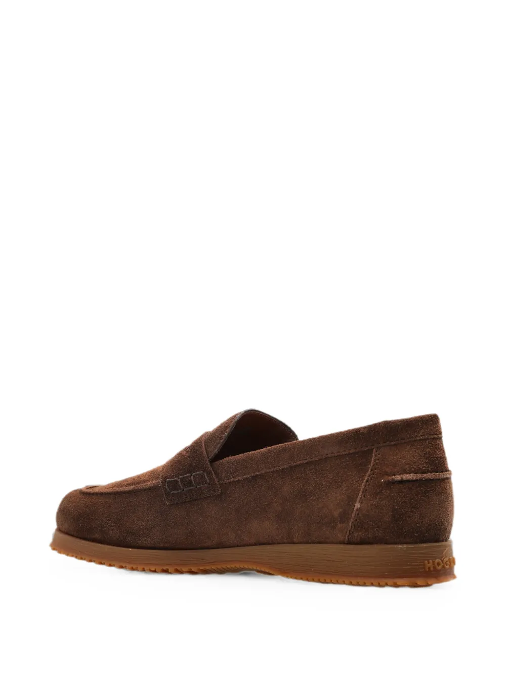 Hogan Traditional suede loafers Bruin