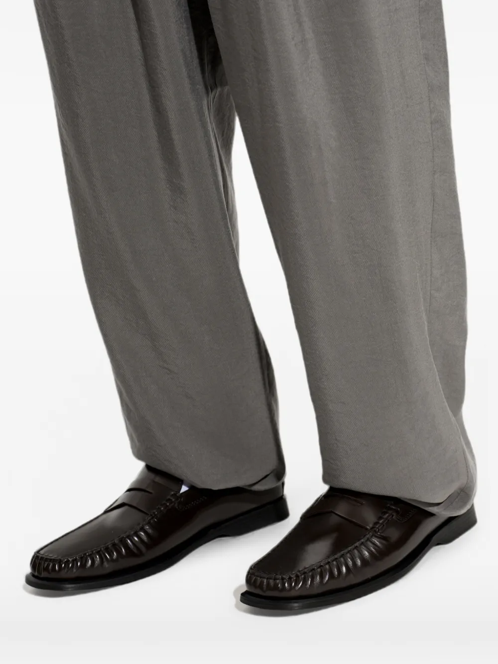 Tod's leather loafers Bruin