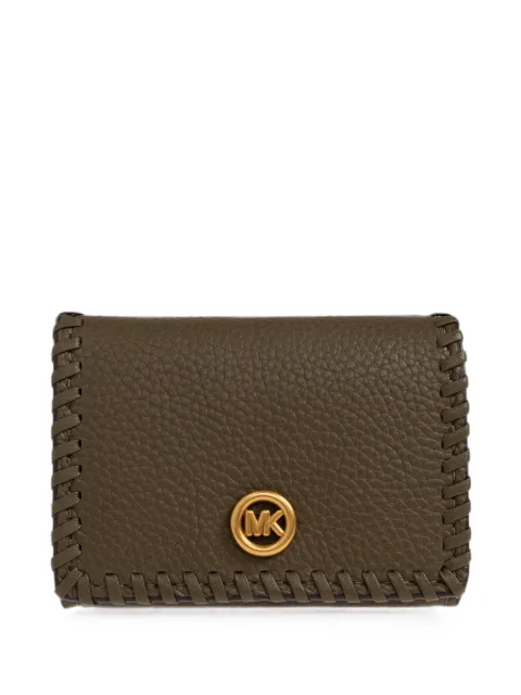Michael Michael Kors logo-plaque leather wallet