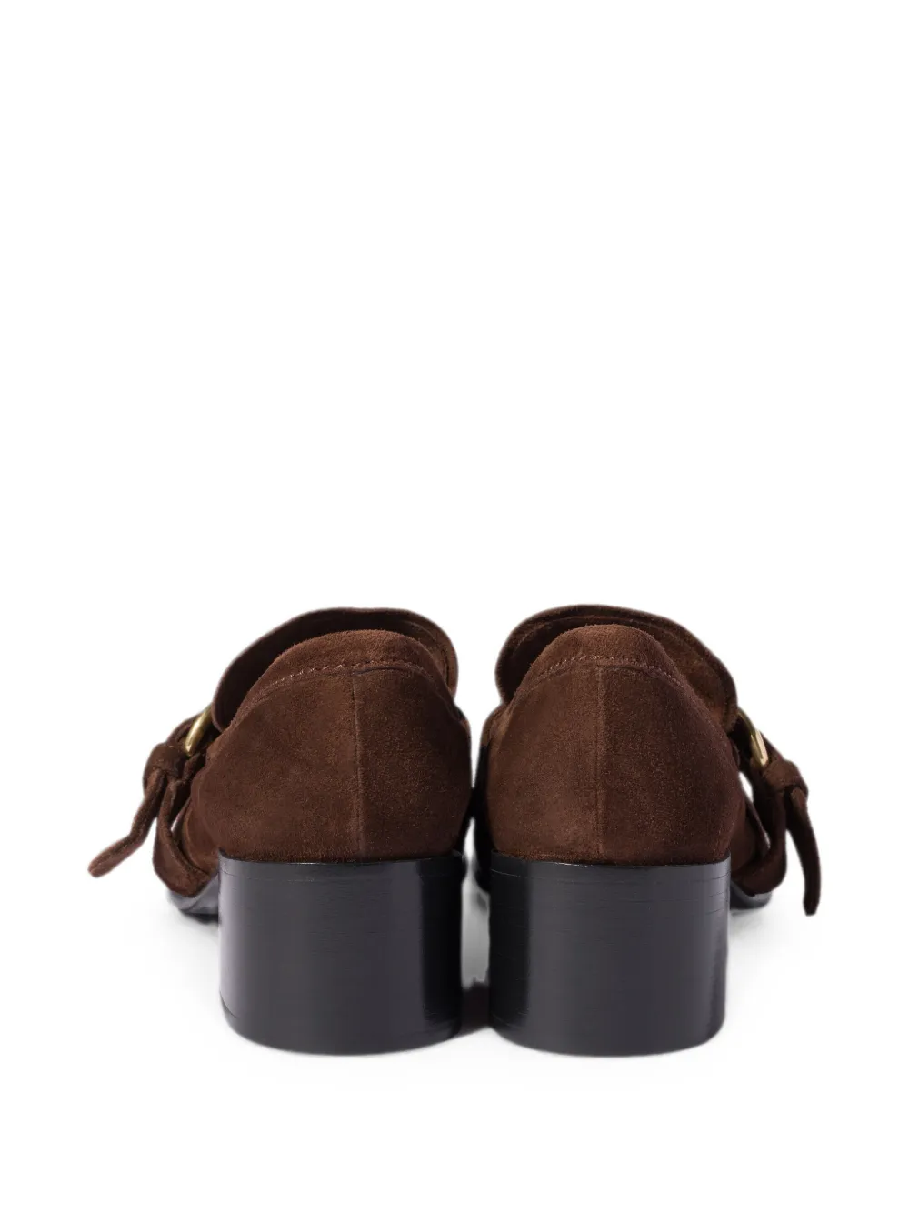 Miu suede loafers with buckle Bruin