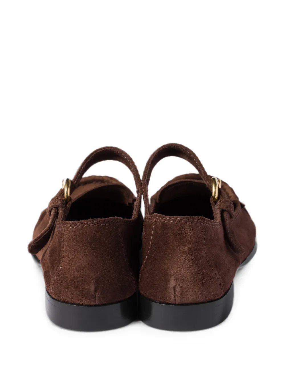 Miu suede loafers with buckle Bruin