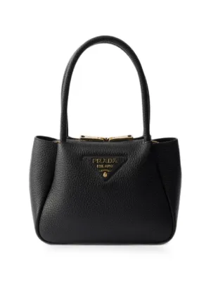 Prada Liaison レザーハンドバッグ S | ブラック | FARFETCH JP