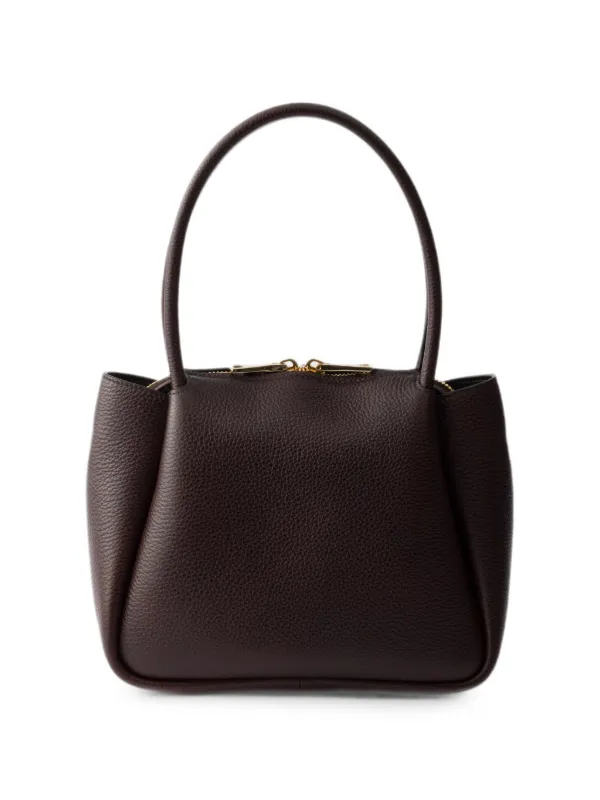 Prada Liaison Small Leather Handbag | Brown | FARFETCH