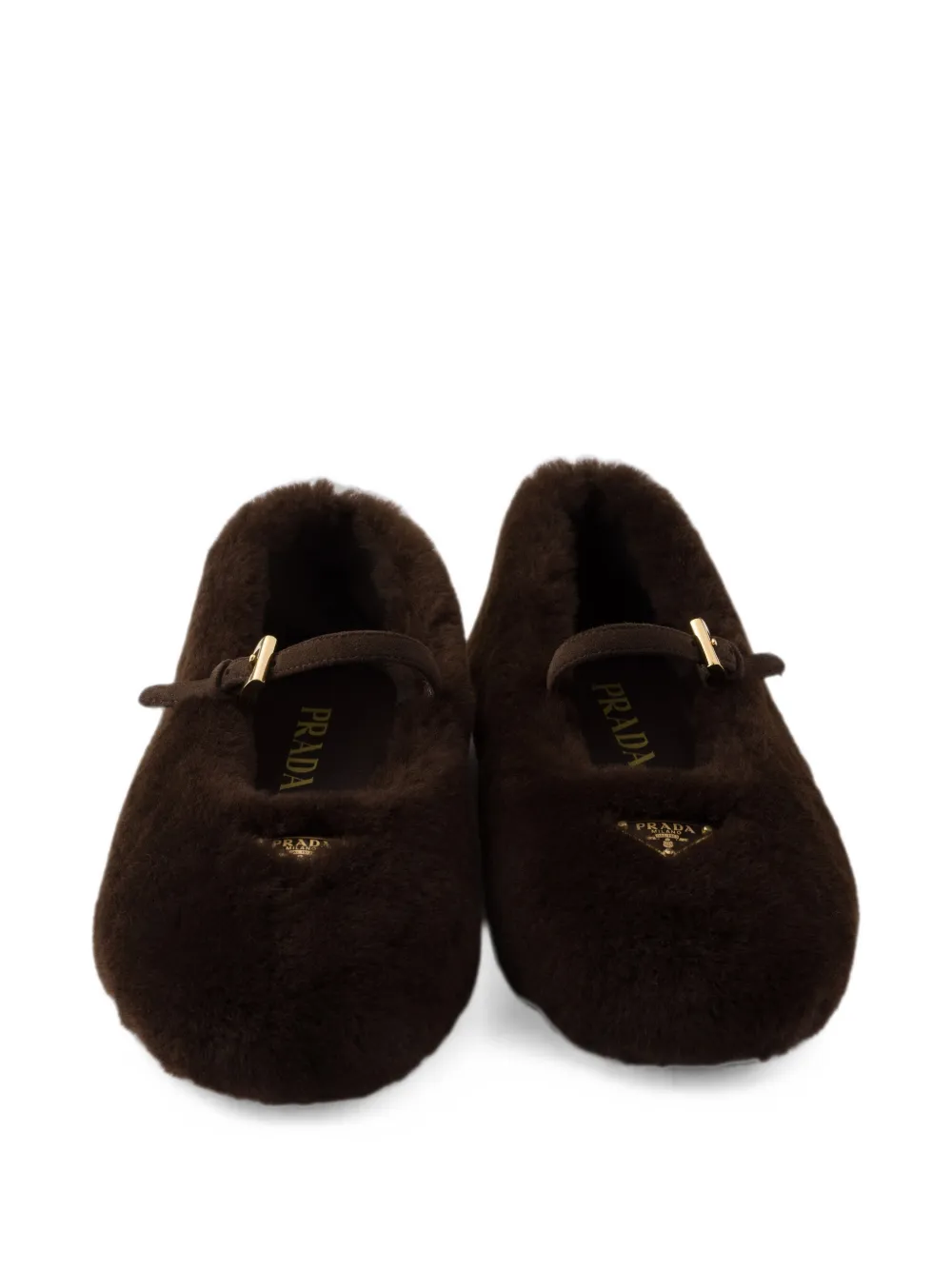 Prada shearling ballerinas Bruin