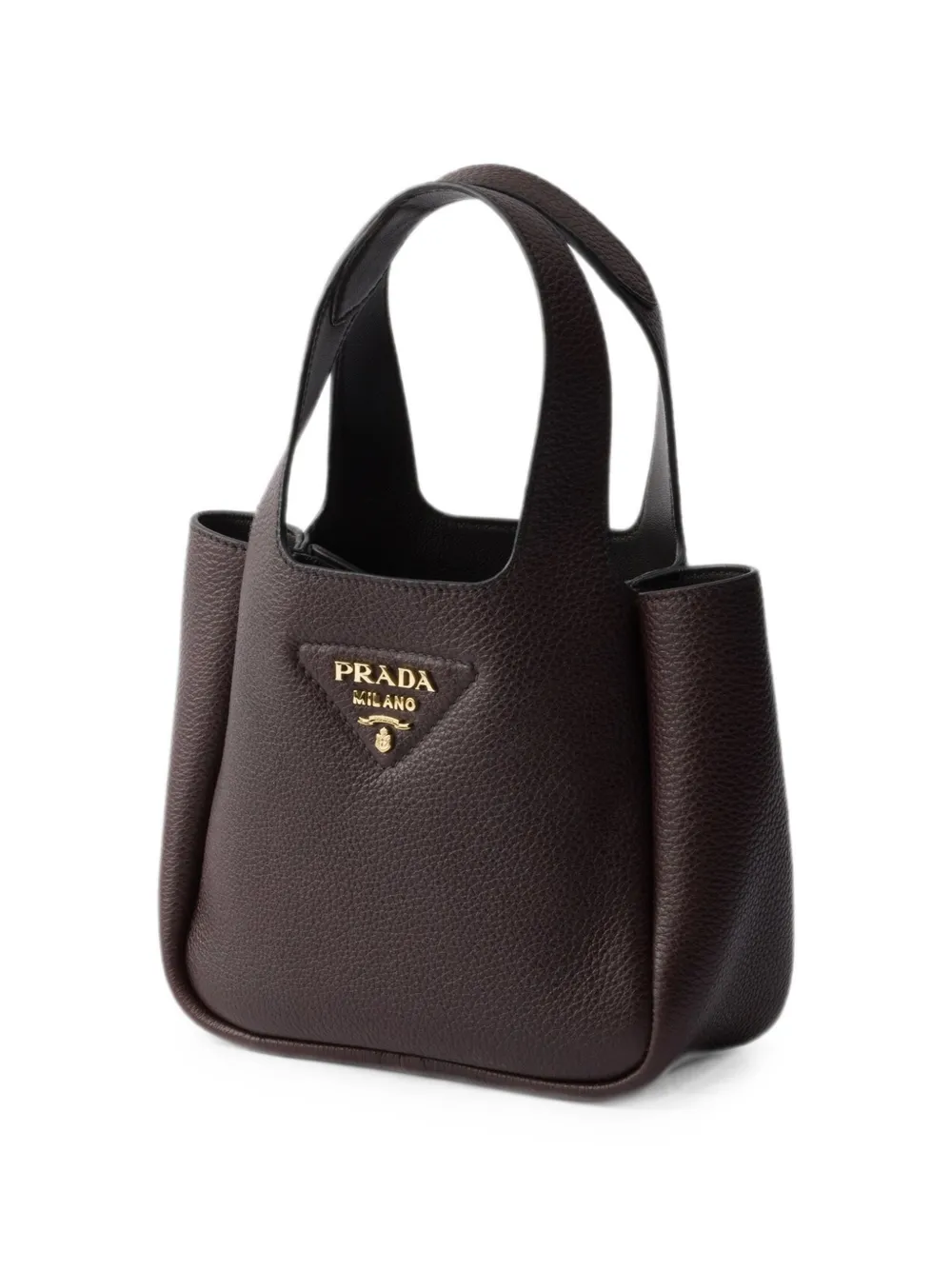 Prada Liaison leren mini-handtas Bruin