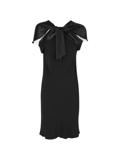 Alberta Ferretti vestido midi con detalle de moño