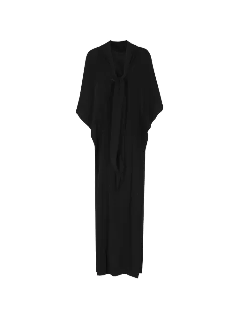 Alberta Ferretti vestido largo estilo capa drapeado