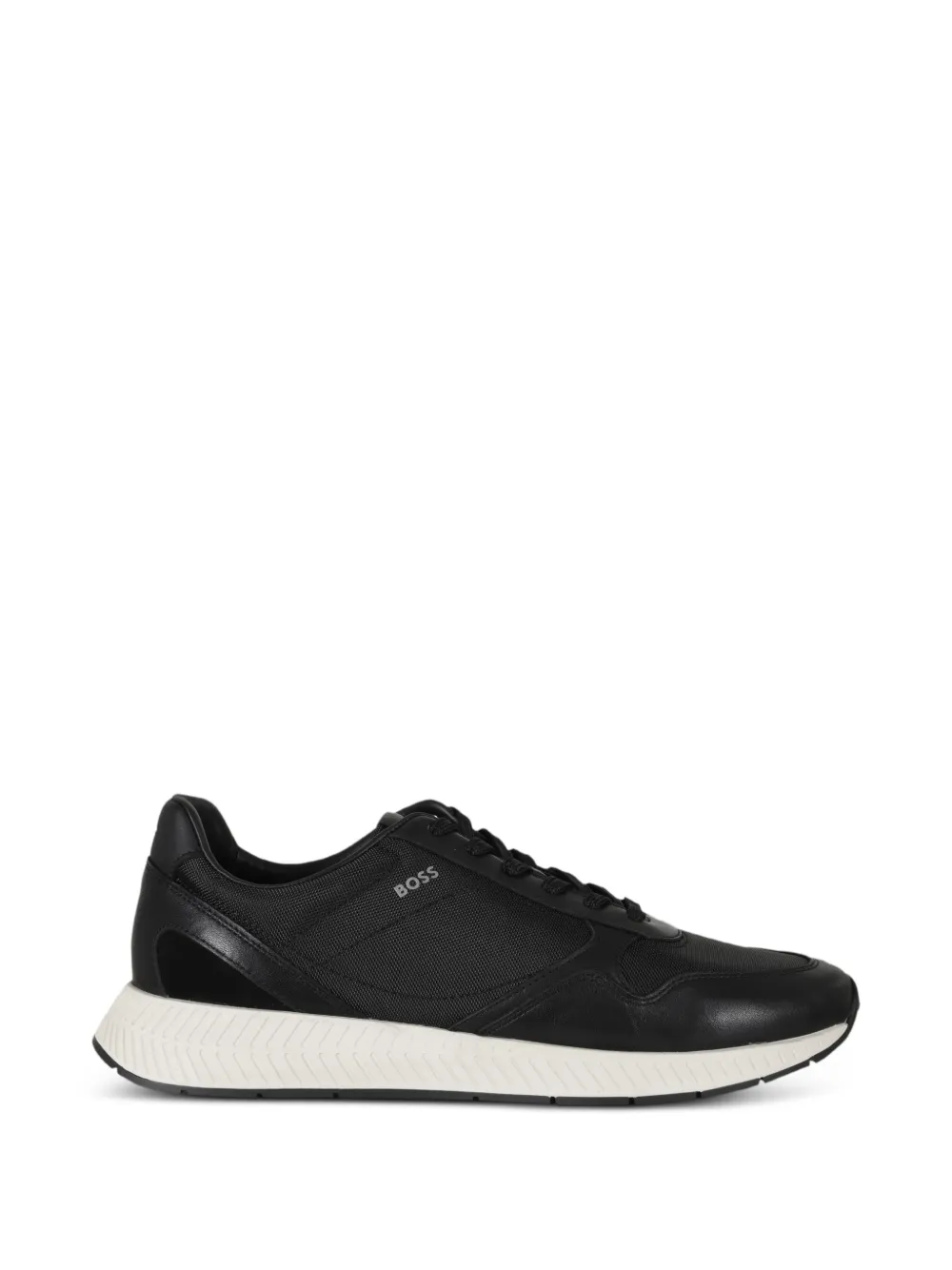 BOSS Titanium Runn panelled sneakers Zwart