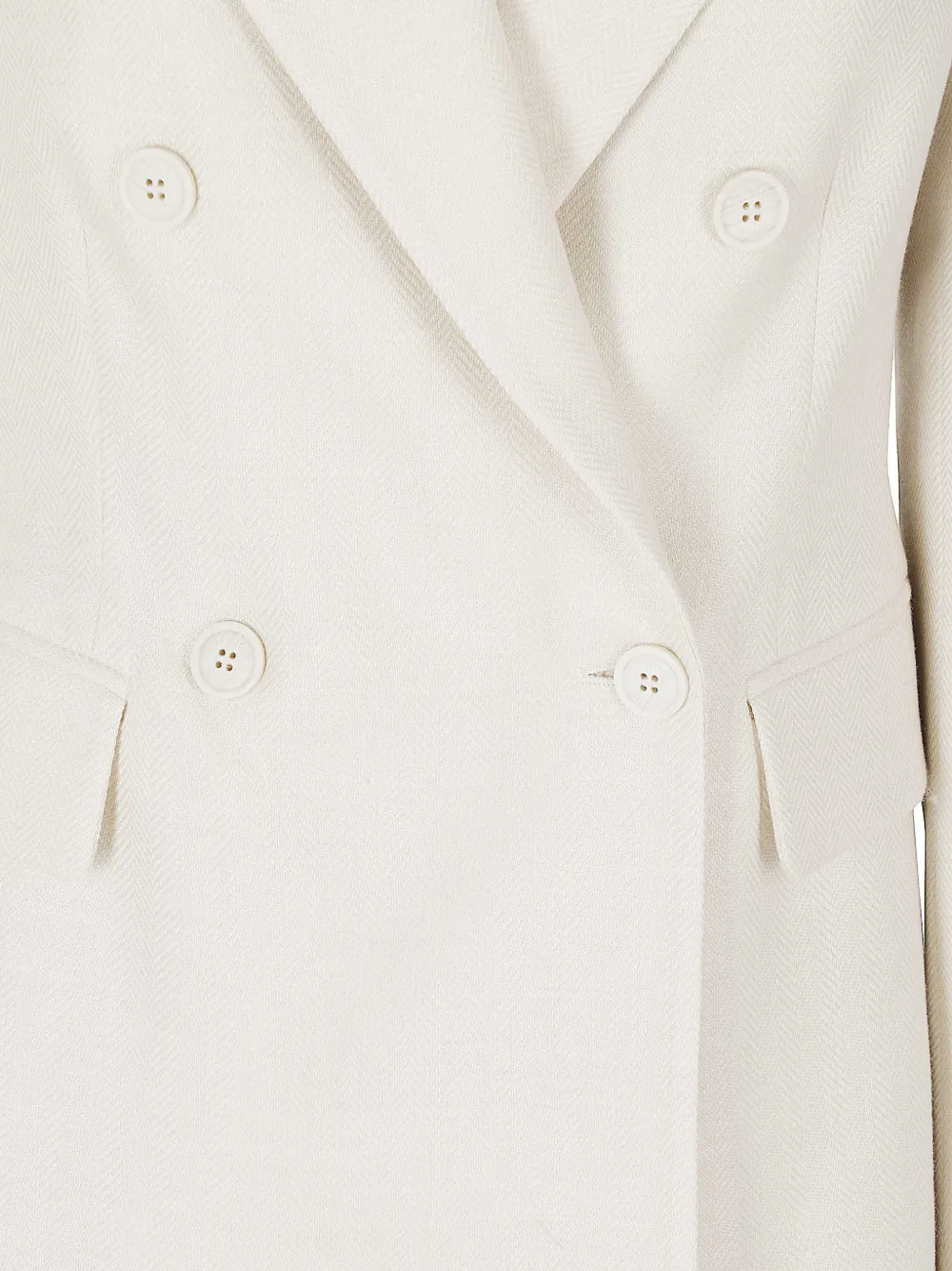 Eleventy Blazer met dubbele rij knopen en chevron-streep Beige
