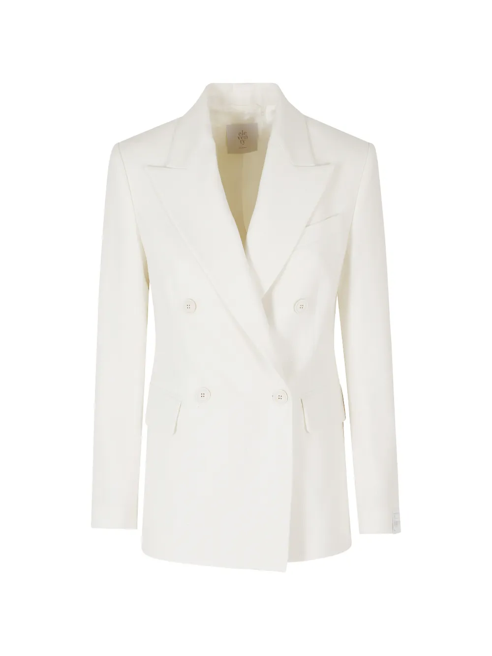 Eleventy double-breasted blazer - White