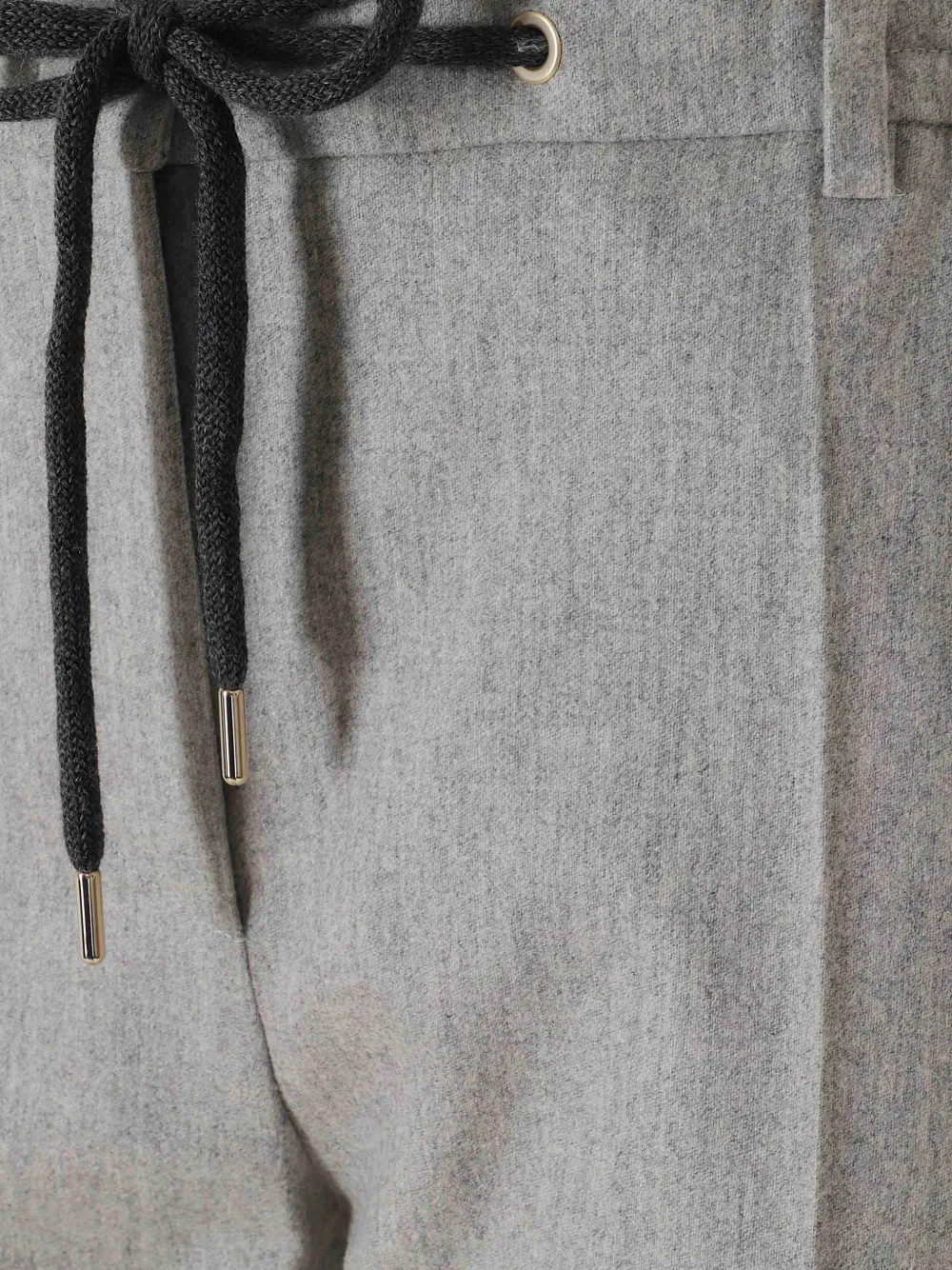 Eleventy Pantalon met trekkoordtaille Grijs