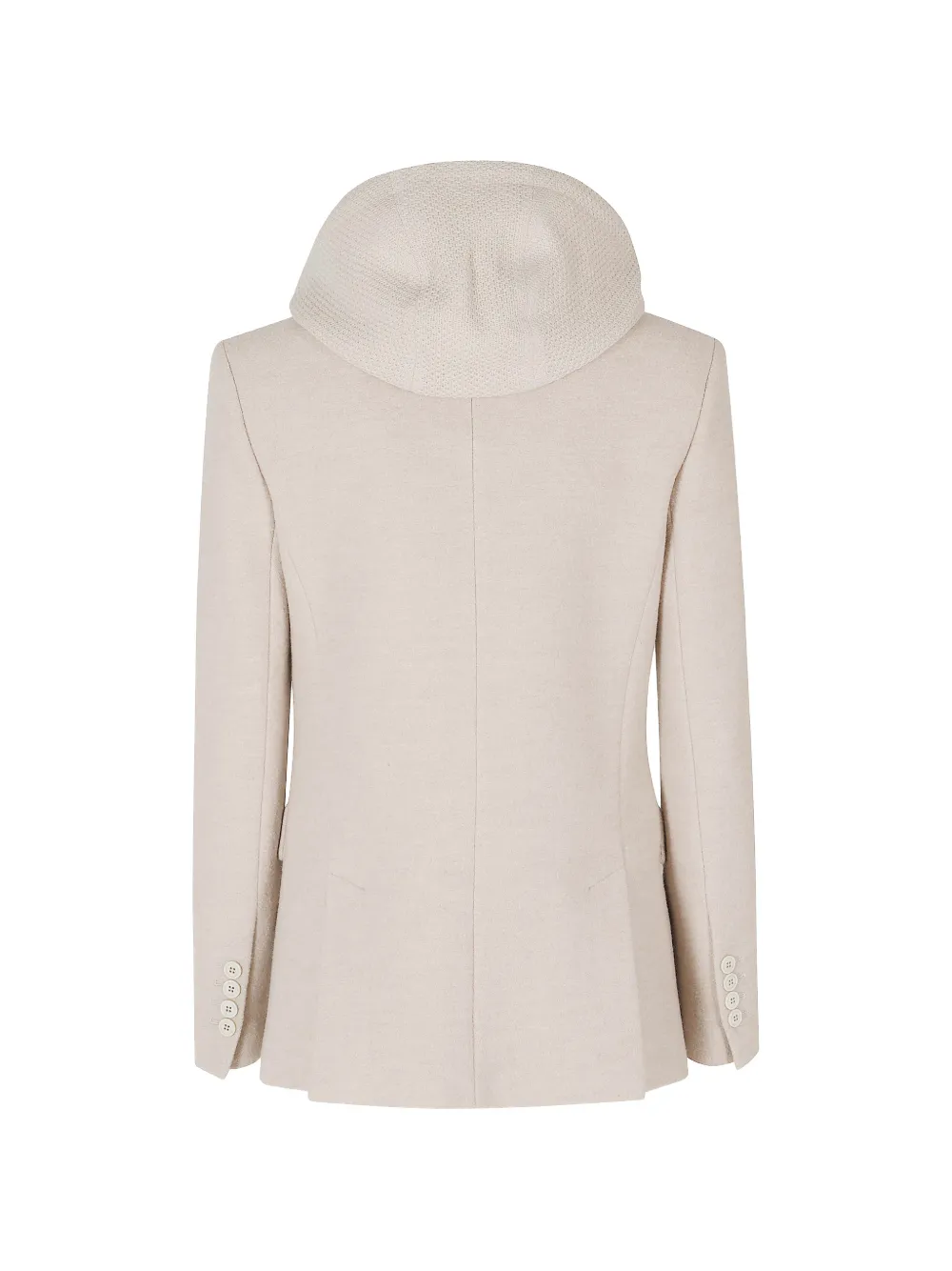 Eleventy Blazer met enkele rij knopen Beige