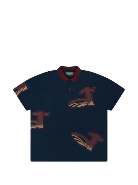 Denim Tears graphic-print polo shirt