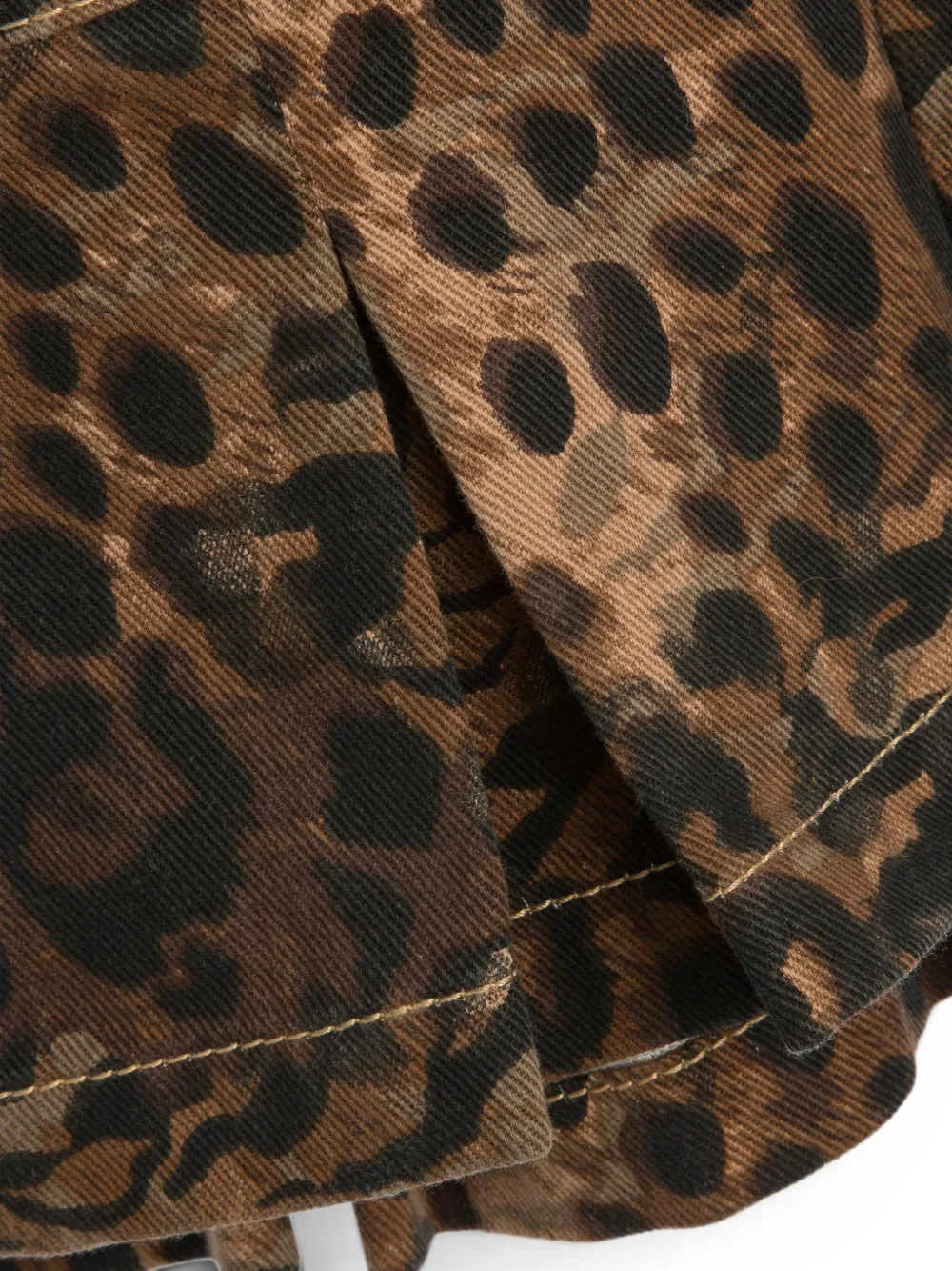Juicy Couture Mini-jurk met dierenprint Bruin