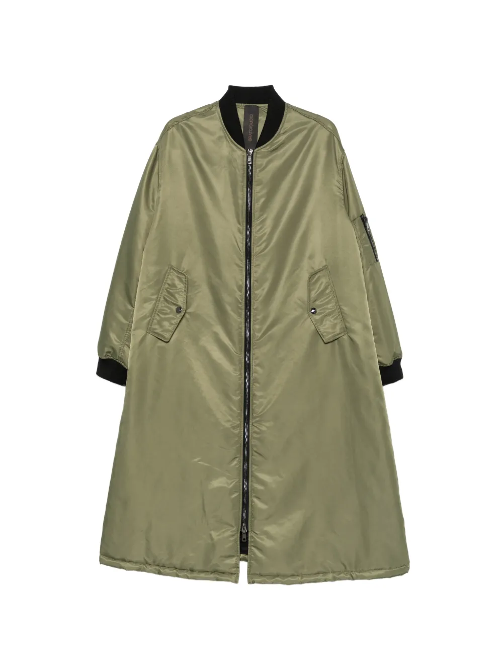 Giorgio Brato zip-up coat - Green