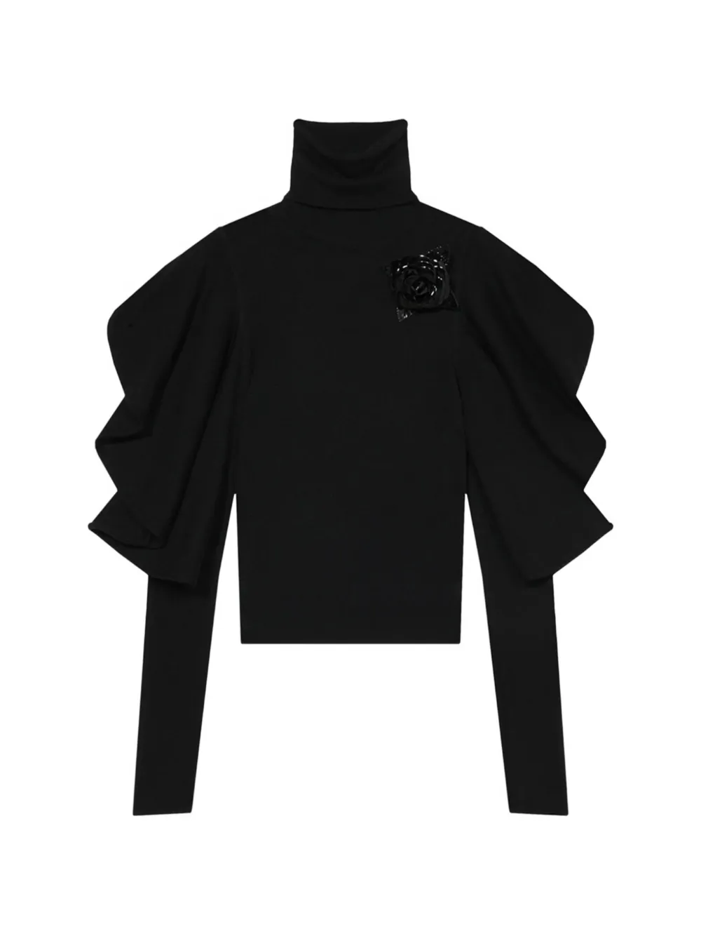 Blumarine Coltrui met pofmouwen Zwart