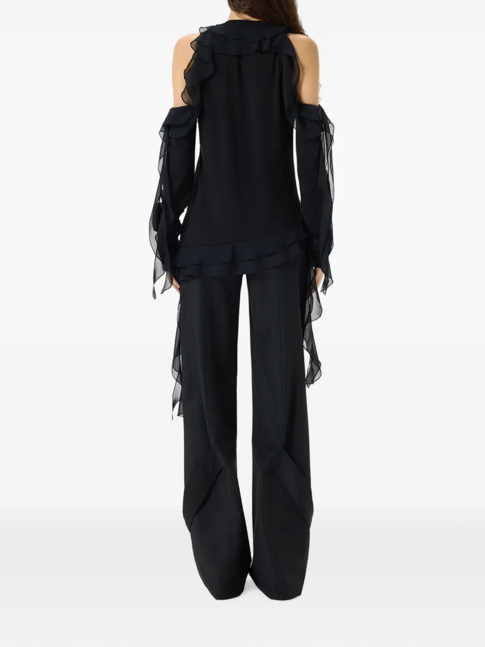 Blumarine T-shirt met stras Zwart