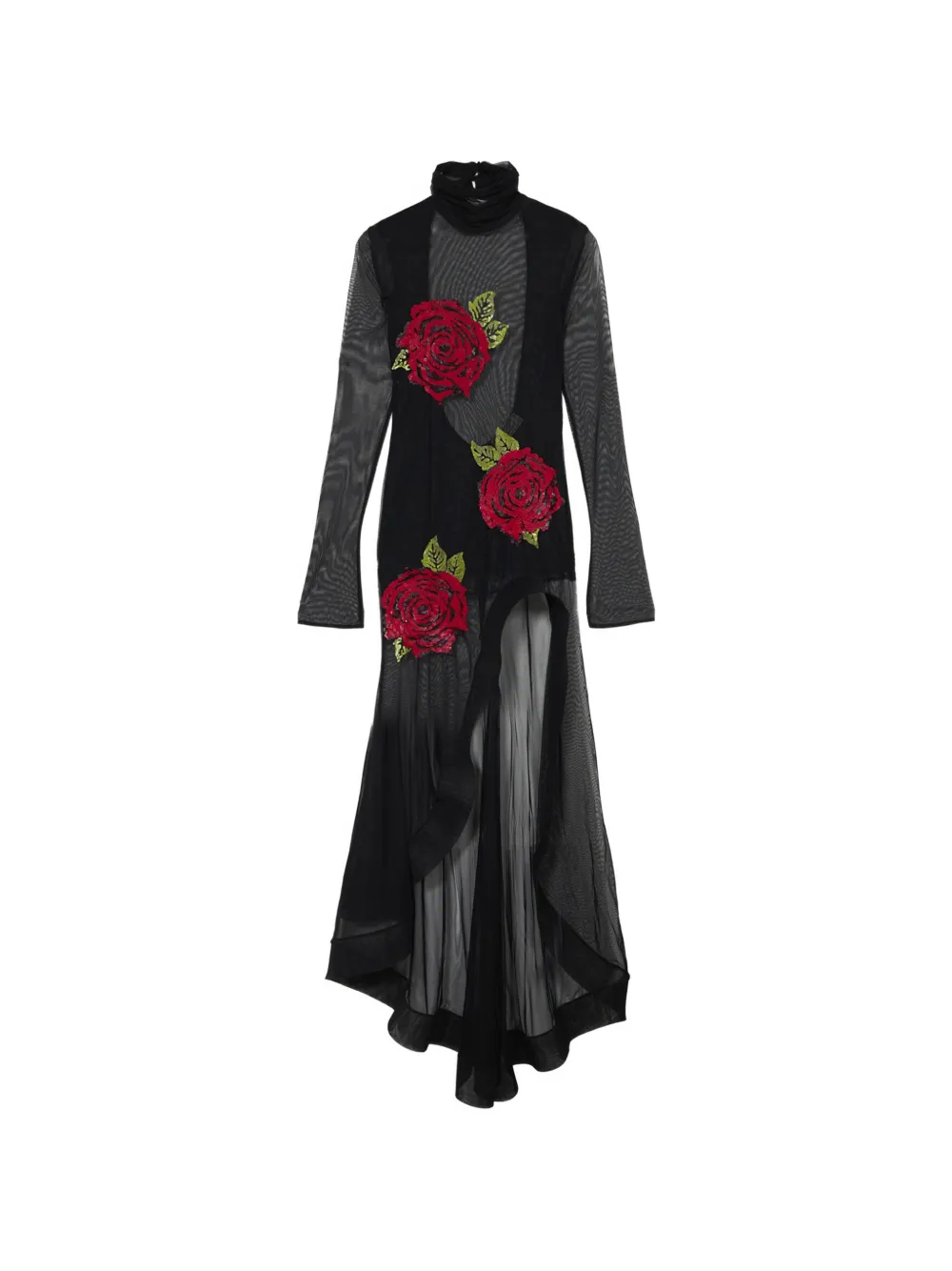 Blumarine Sequin-embroidered Maxi Dress In Multi