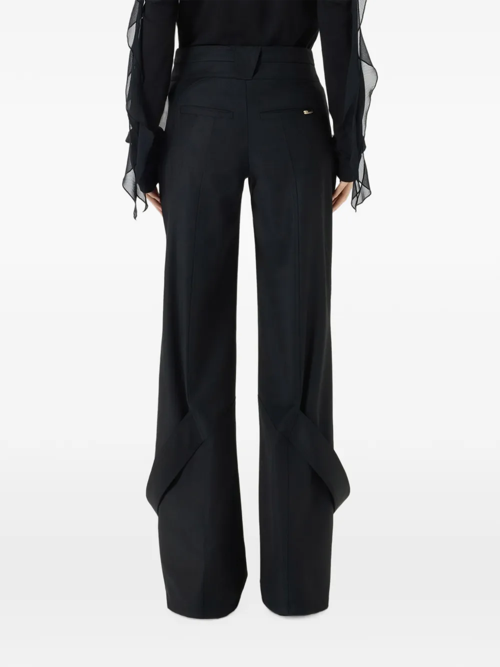Blumarine Rok met gekruiste tailleband Zwart