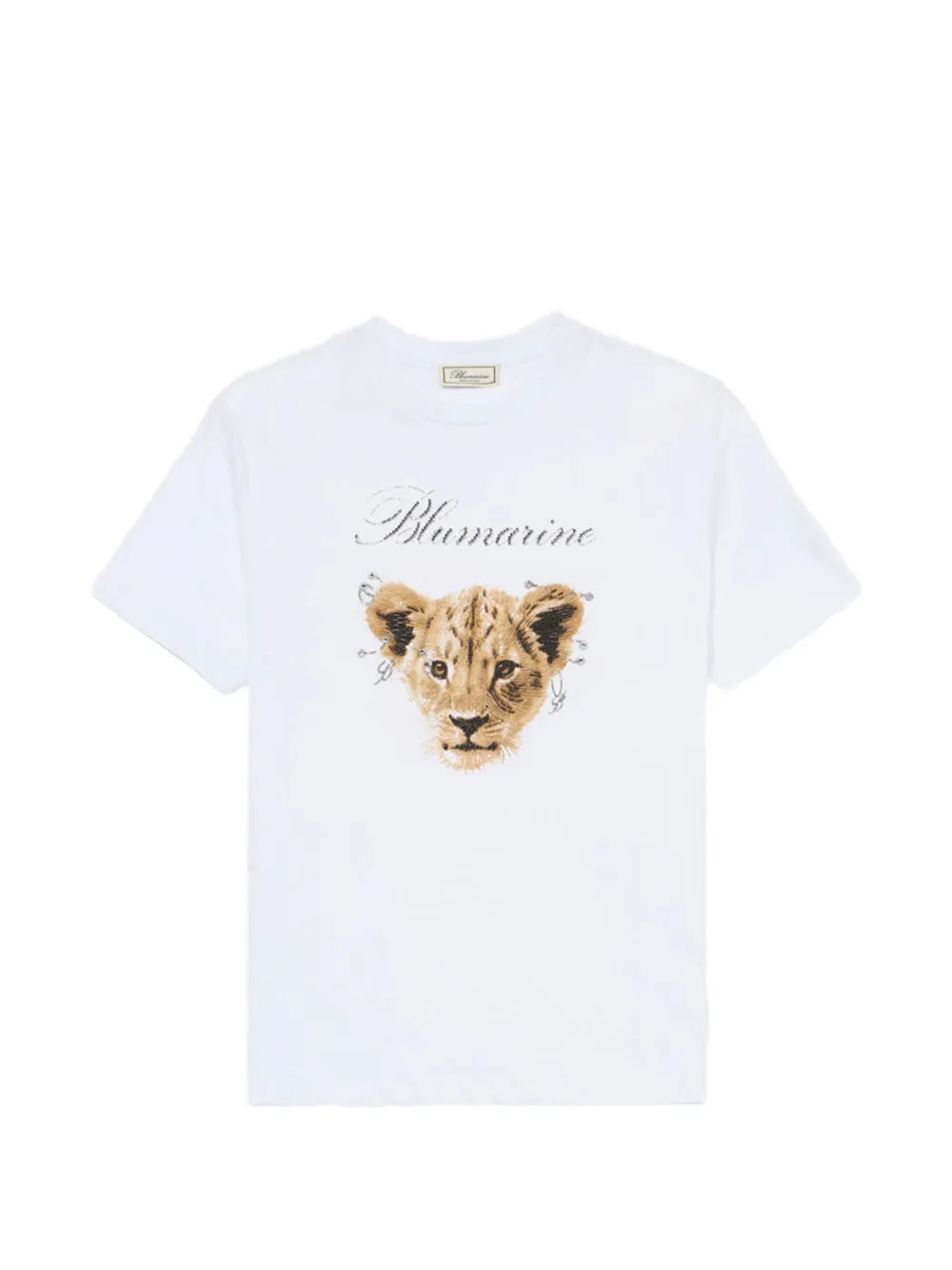 Blumarine T-shirt met stras Wit