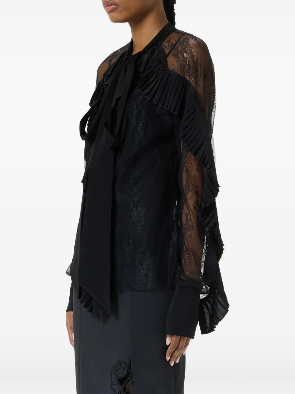 Blumarine Blouse met lange mouwen Zwart
