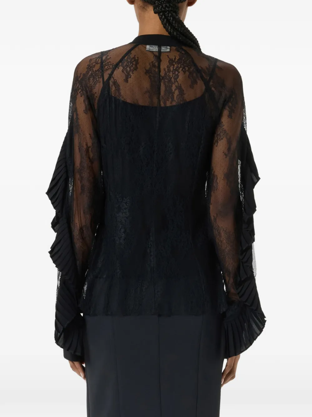 Blumarine Blouse met lange mouwen Zwart
