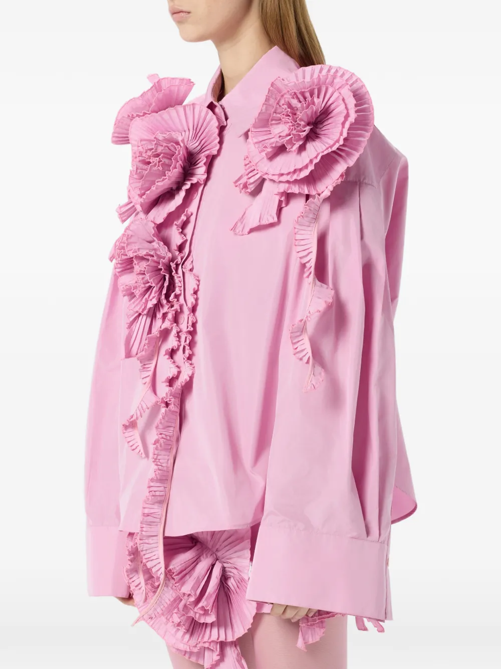 Blumarine Blouse verfraaid met rozen
