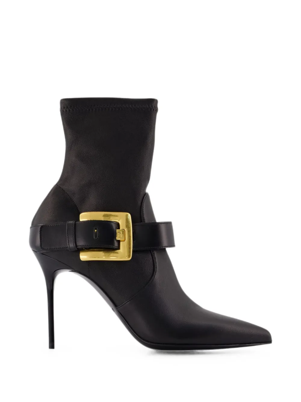 Balmain Anthem buckle-fastening ankle boots Zwart