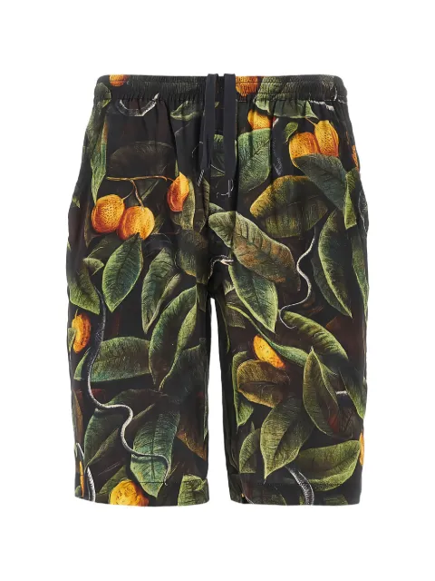 Endless Joy snake-print silk shorts