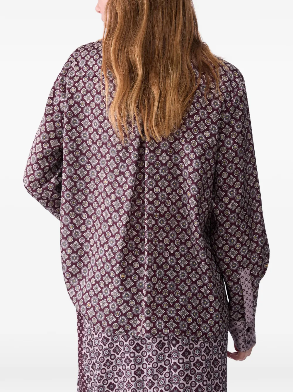 LIU JO Twill blouse met print Paars